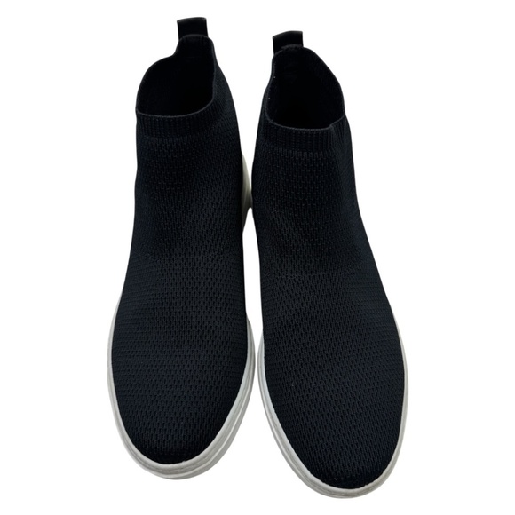 Eileen Fisher Polis Black Recycled Stretch Knit Sneaker Size 9.5 - Picture 2 of 10